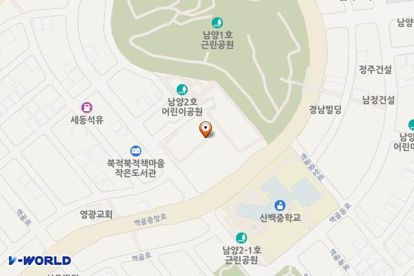 남양뉴타운(임시) 위치 지도 — 경기도 화성시 만세구 남양읍 남양리2037