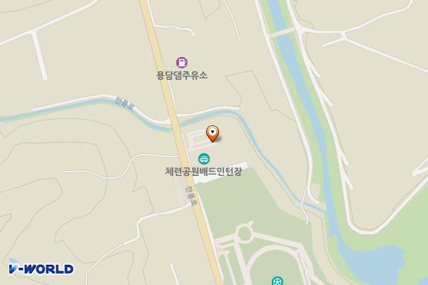 방문자센터 위치 지도 — 전북특별자치도 진안군 용담면 송풍리 376-4