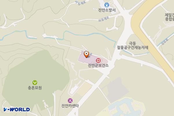 진안군보건소 위치 지도 — 전북특별자치도 진안군 진안읍 진무로 1189