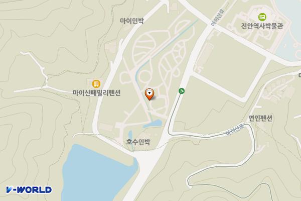 테마공원 화장실 위치 지도 — 전북특별자치도 진안군 진안읍 단양리 810