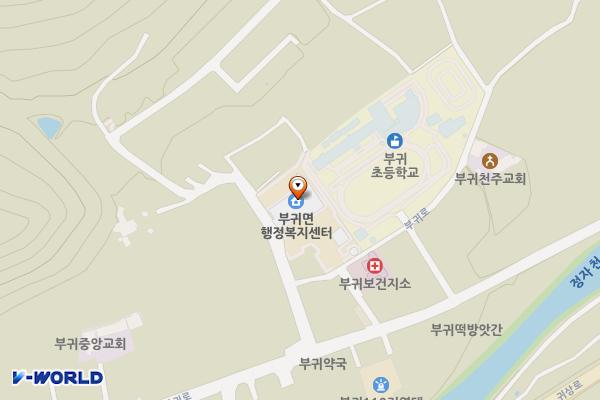 부귀면행정복지센터 화장실 위치 지도 — 전북특별자치도 진안군 부귀면 부귀로 305-7