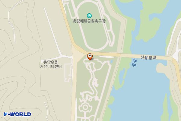 용담가족테마공원2 위치 지도 — 전북특별자치도 진안군 용담면 송풍리 1218
