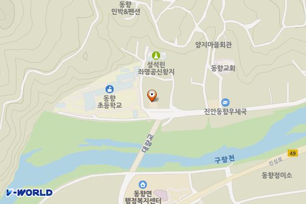 동향119지역대 위치 지도 — 전북특별자치도 진안군 동향면 하양지1길 2
