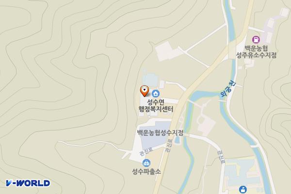 성수면행정복지센터 위치 지도 — 전북특별자치도 진안군 성수면 관진로 783