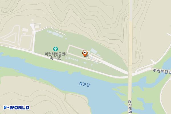 마령체련공원화장실(소) 위치 지도 — 전북특별자치도 진안군 마령면 강정리 636-3