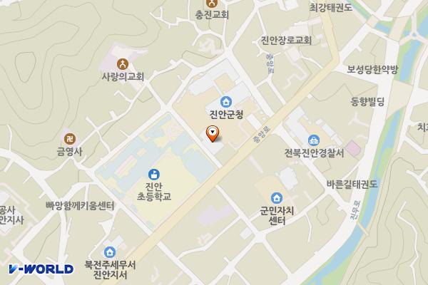 진안군청 화장실 위치 지도 — 전북특별자치도 진안군 진안읍 중앙로 67