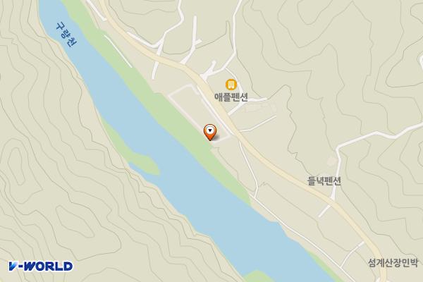섬계광장화장실 위치 지도 — 전북특별자치도 진안군 동향면 성산리 709-1