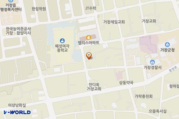 제8주택가 공동주차장 위치 지도 — 경상남도 거창군 거창읍 상동1길 22-4