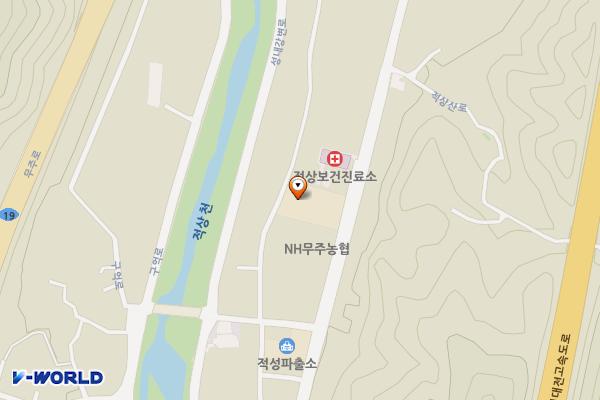 적상면 행정복지센터 위치 지도 — 전북특별자치도 무주군 적상면  적상산로 51