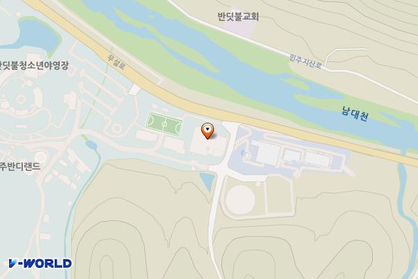 반디랜드 야영장 3 위치 지도 — 전북특별자치도 무주군 설천면  무설로 1324