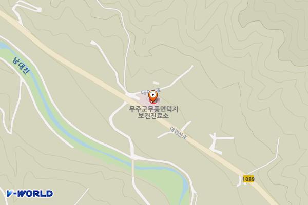 무풍면 덕지보건진료소 화장실 위치 지도 — 전북특별자치도 무주군 무풍면 대덕산로 202