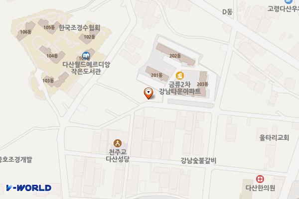 상곡리 공영주차장 위치 지도 — 경상북도 고령군 다산면 상곡리150-9