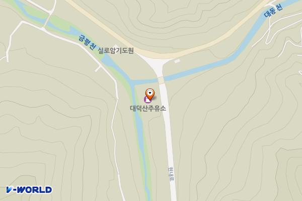 대덕산주유소 위치 지도 — 전북특별자치도 무주군 무풍면 현내로 428