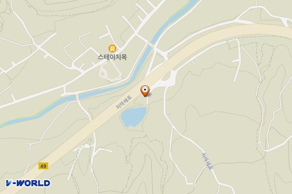 치목마을 공중화장실 위치 지도 — 전북특별자치도 무주군 적상면 괴목리 1386-5