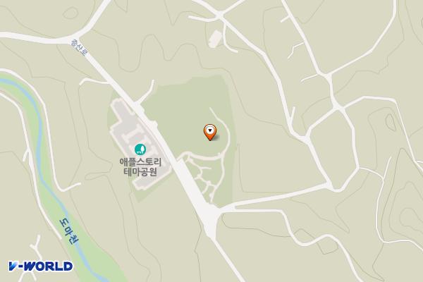애플스토리 테마공원 위치 지도 — 전북특별자치도 무주군 무풍면  증산로 89-41