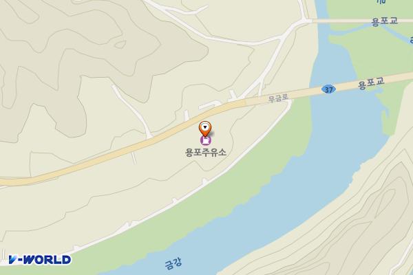 용포주유소 위치 지도 — 전북특별자치도 무주군 무주읍 무금로 359