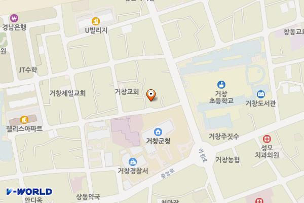 제27주택가 공동주차장 위치 지도 — 경상남도 거창군 거창읍 상동4길 4