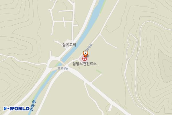 적상면 삼방보건진료소 화장실 위치 지도 — 전북특별자치도 무주군 적상면 장삼재로 467-6