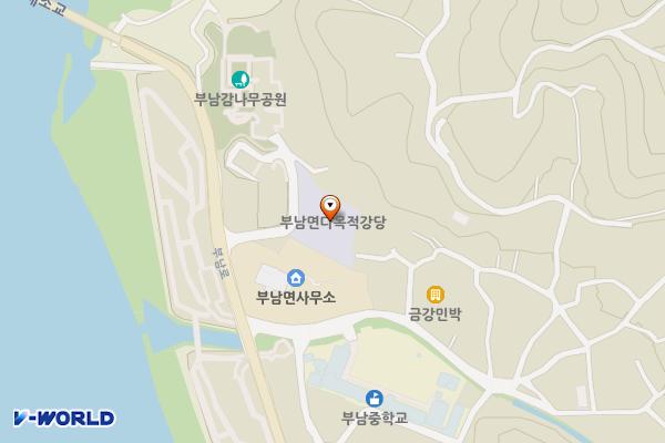 부남면 다목적강당 위치 지도 — 전북특별자치도 무주군 부남면  부남로 892-8