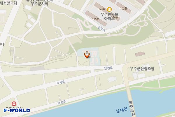 무주향교 위치 지도 — 전북특별자치도 무주군 무주읍  단천로 133