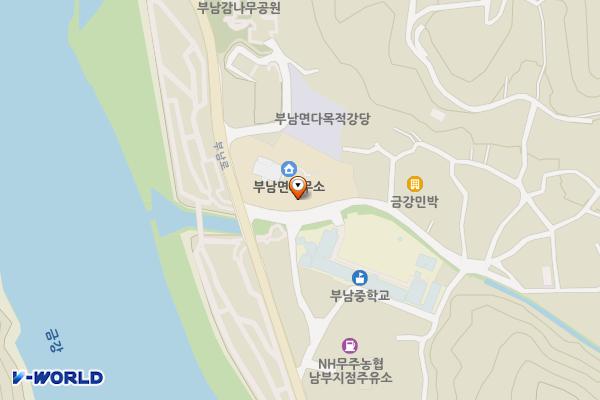 부남면 보건지소 위치 지도 — 전북특별자치도 무주군 부남면 대소길 3