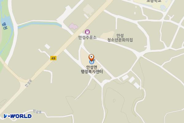 안성면행정복지센터 위치 지도 — 전북특별자치도 무주군 안성면  안성로 246-17