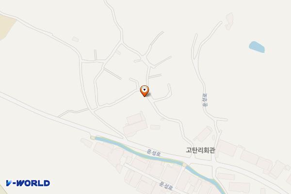고탄리 공영주차장 위치 지도 — 경상북도 고령군 성산면 고탄리 208