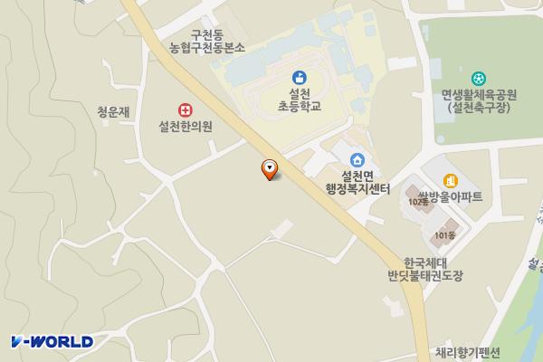 무주설천우체국 화장실 위치 지도 — 전북특별자치도 무주군 설천면 무설로 1606