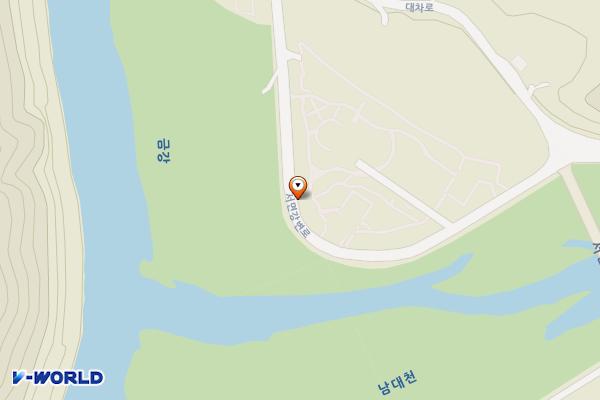 대차리공원(이동식) 위치 지도 — 전북특별자치도 무주군 무주읍  대차리 1584-22