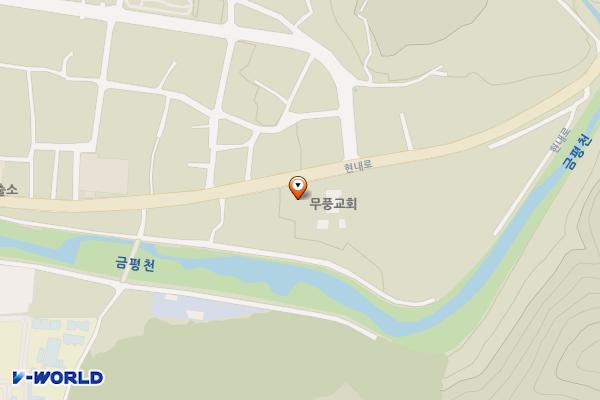 무풍면 보건지소 화장실 위치 지도 — 전북특별자치도 무주군 무풍면 현내로 234