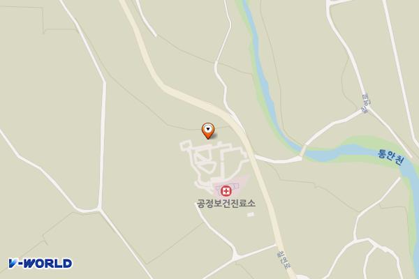 안성면 공정보건진료소 화장실 위치 지도 — 전북특별자치도 무주군 안성면 칠연로 338