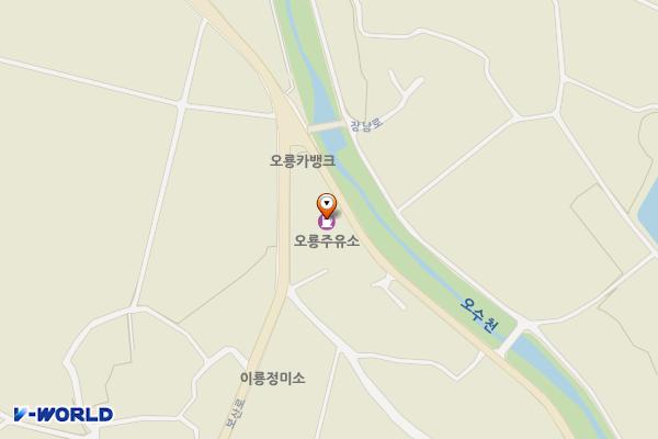산서 오룡주유소 화장실 위치 지도 — 전북특별자치도 장수군 산서면 보산로 1754(이룡리 157-4)