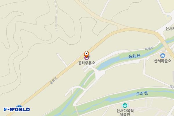 동화주유소 화장실 위치 지도 — 전북특별자치도 장수군 산서면 충효로 2848 (동화리)