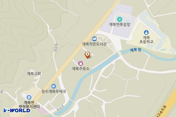 계북주유소 화장실 위치 지도 — 전북특별자치도 장수군 계북면 장무로 982