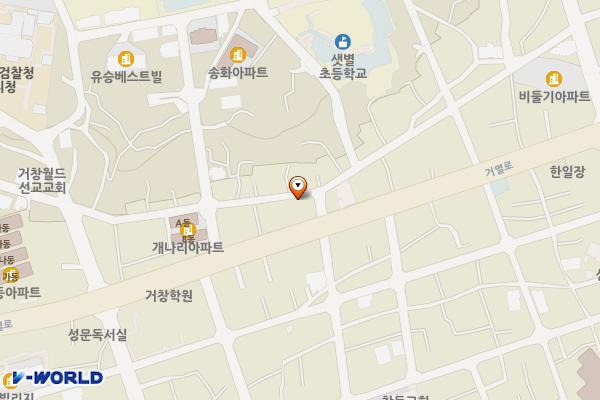 제16주택가 공동주차장 위치 지도 — 경상남도 거창군 거창읍 거열로 163