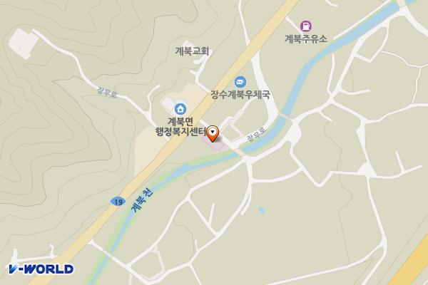 계북면 보건지소 화장실 위치 지도 — 전북특별자치도 장수군 계북면 장무로 962-4 (어전리, 계북면보건지소)