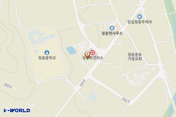 청웅면 복지회관 위치 지도 — 전북특별자치도 임실군 청웅면 청웅로 141