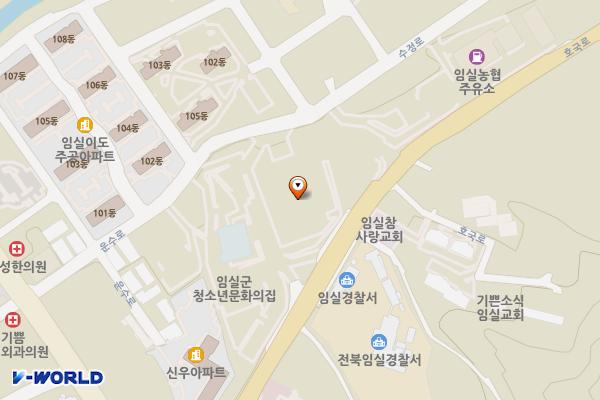 임실군민회관 화장실 위치 지도 — 전북특별자치도 임실군 임실읍 호국로 1703