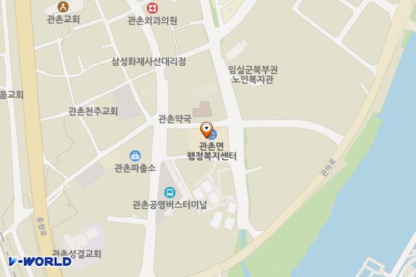 관촌면사무소 위치 지도 — 전북특별자치도 임실군 관촌면 관촌리 346
