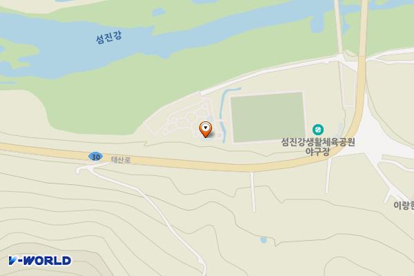 섬진강생활체육공원화장실 위치 지도 — 전북특별자치도 임실군 덕치면 강운로 11