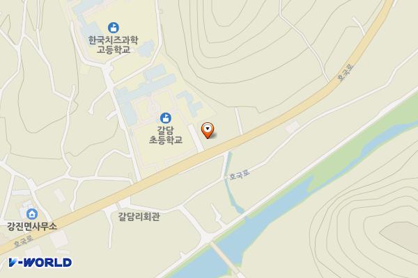강진119지역대 1층 화장실 위치 지도 — 전북특별자치도 임실군 강진면 호국로 73