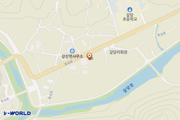 강진우체국 위치 지도 — 전북특별자치도 임실군 강진면 호국로 52