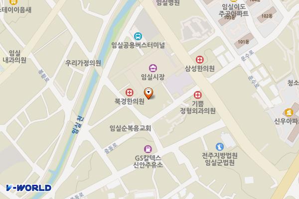 임실우체국 위치 지도 — 전북특별자치도 임실군 임실읍 봉황8길 27