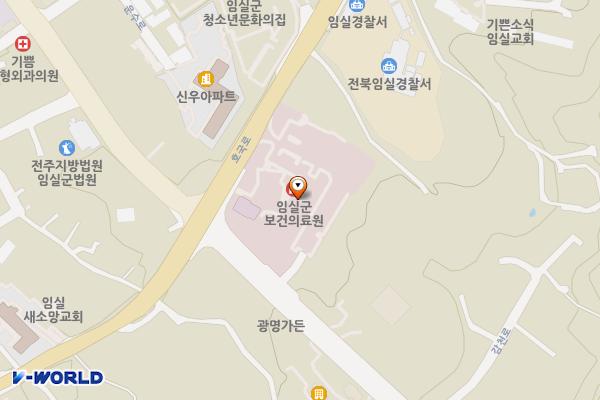 임실군보건의료원장례식장 위치 지도 — 전북특별자치도 임실군 임실읍 호국로 1680