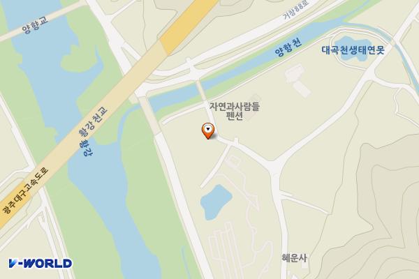 심소정 주차장 위치 지도 — 경상남도 거창군 남하면 양항리 1048