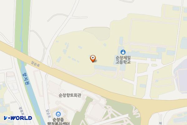 순창제일고 현충탑 위치 지도 — 전북특별자치도 순창군 순창읍 남계리 162