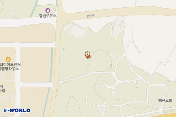 경천(백산) 유원지 위치 지도 — 전북특별자치도 순창군 순창읍 백산리