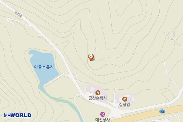 금산 위치 지도 — 전북특별자치도 순창군 순창읍 순화리