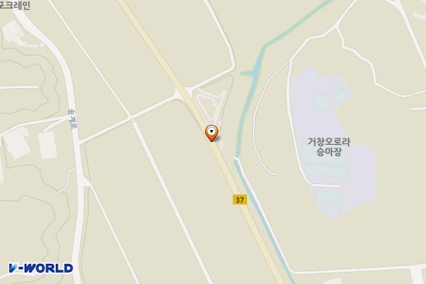 위천-북상우회도로(남산) 주차장 위치 지도 — 경상남도 거창군 위천면 원학길 170