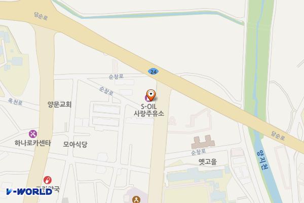 사랑주유소 위치 지도 — 전북특별자치도 순창군 순창읍 순창로 269 (남계리)